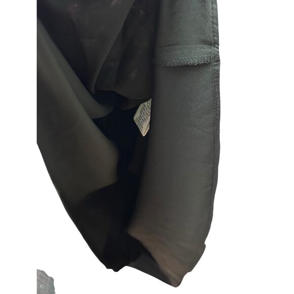 Eliza J Floral Ruffle Midi Skirt Green Pink Yellow Asymmetrical NWT Size 12 - Picture 8 of 9